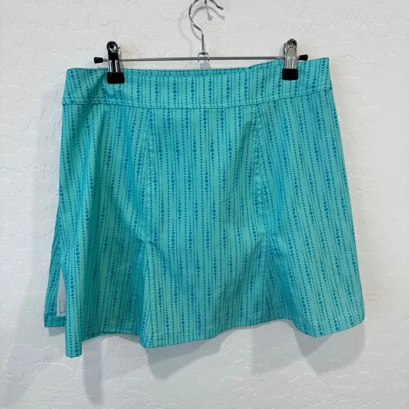 Ripskirt Hawaii Skirt Women Small Blue Dot Mini Length Swim Cover Beach Vacation - Picture 4 of 5